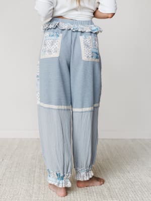 Dream Escape Pants - Ash Blue S / Ash Blue