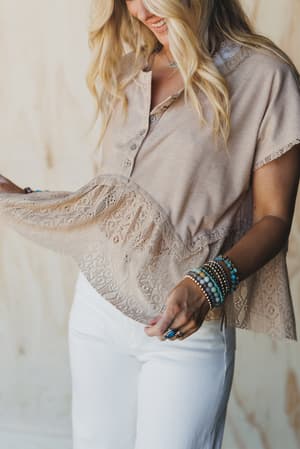 Callie Short Sleeve Tee: undefined