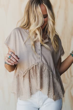 callie-short-sleeve-tee-beige/Beige