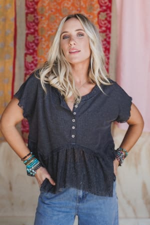 Callie Short Sleeve Tee: undefined