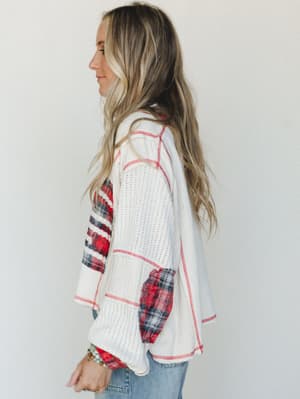 Bohemian Sweetheart Top - Cream L / Cream