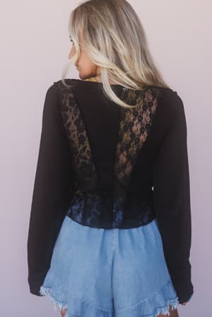 caia-long-sleeve-lace-top-black/Black