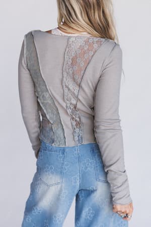 caia-long-sleeve-lace-top-gray/Gray
