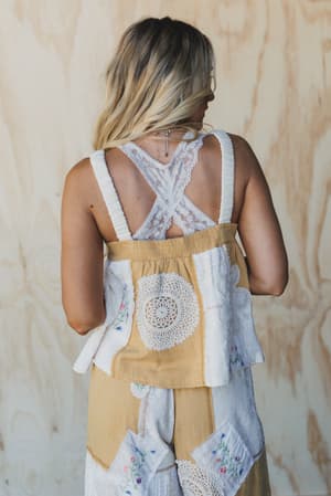 patchwork-parade-woven-top-mustard/Mustard