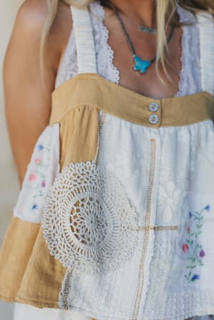 patchwork-parade-woven-top-mustard/Mustard