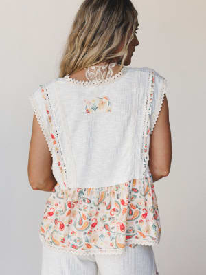 Meadow Wonder Top - Natural S / Natural