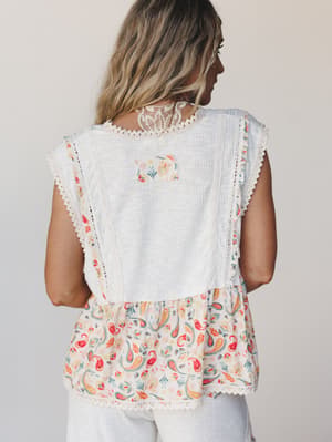 Meadow Wonder Top - Natural S / Natural