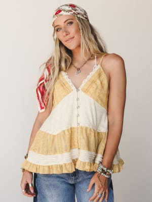 Raining Willow Top - Honey S / Honey