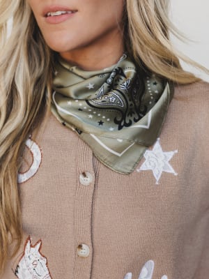 Star Keeper Bandana - Olive OS / Olive