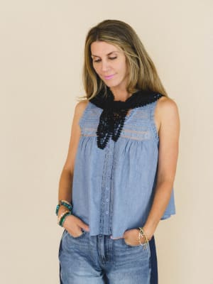 Made for Maidens Hair Bandana - Black OS / Black