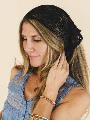 Made for Maidens Hair Bandana - Black OS / Black