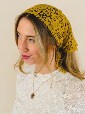 Made for Maidens Hair Bandana - Mustard OS / Mustard