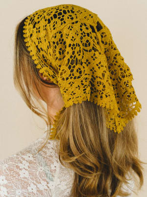 Made for Maidens Hair Bandana - Mustard OS / Mustard