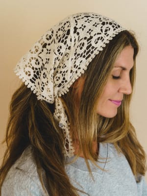 Made for Maidens Hair Bandana - Natural OS / Natural