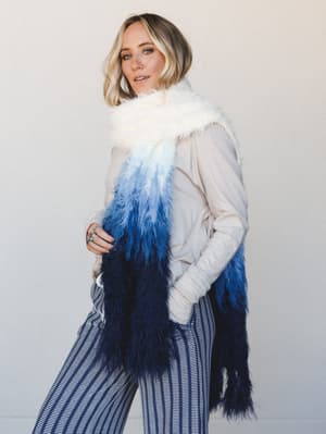 Cozy Disco Ombre Scarf: undefined