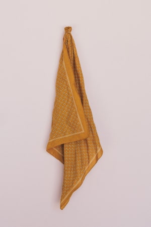 Rylee Flower Field Bandana Scarf: undefined