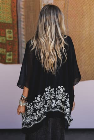 sunset-fern-kimono-black/Black