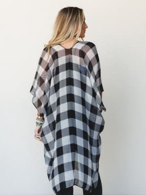 Melissa Kimono - Black OS