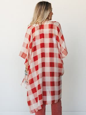 Picnic Perfect Kimono - Rust OS / Rust