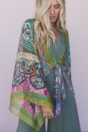 blooming-mosaic-wrap-lime/Lime