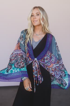 Blooming Mosaic Wrap: undefined