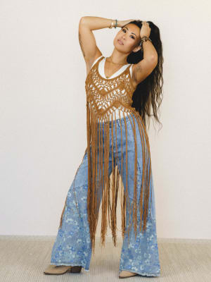 One with Nature Fringe Top: undefined