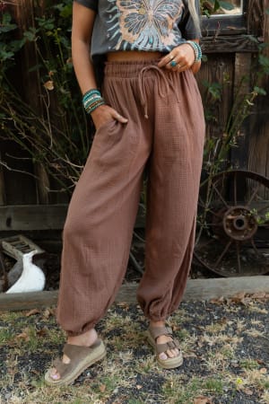 celestia-wide-leg-cinched-pants-copper/Copper