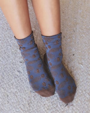 Walking On Roses Socks: undefined