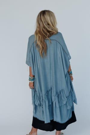 gwen-ruffle-kimono-blue-gray/Blue Gray