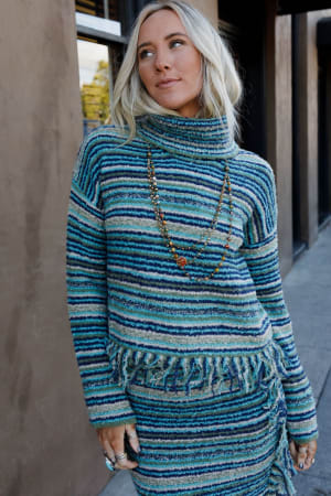 Ellis Fringe Sweater: undefined