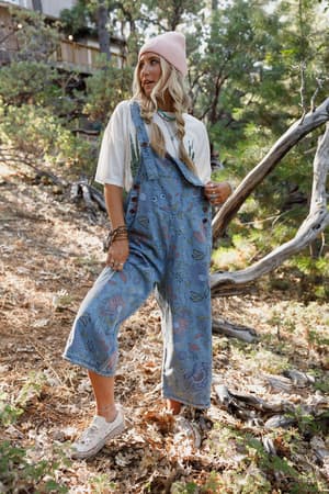 high-hopes-floral-slouchy-denim-overalls-blue-denim/Floral Blue Denim