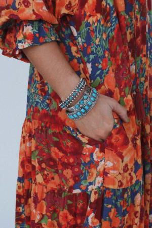 Sunlit Spirit Concho Bracelet: undefined