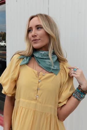 Paisley Meadow Bandana: undefined