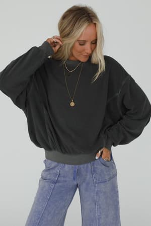 summit-cozy-pullover-ash-black/Black