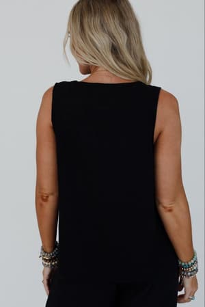salt-air-button-vest-black/Black