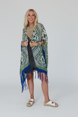 riviera-border-print-kimono-blue-1/Blue