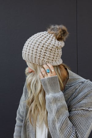aspen-waffle-knit-faux-fur-beanie-mocha/Mocha