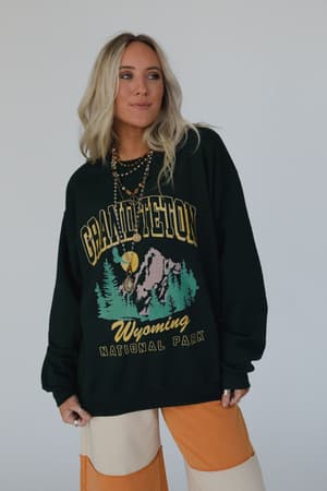 grand-teton-sweatshirt-green/Green