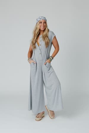 davina-wide-leg-jumpsuit-heather-gray/Heather Gray