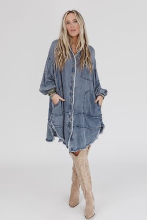 ophelia-oversized-denim-dress-dark-denim/Dark Denim