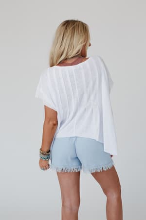 sweet-pleats-top-white/White
