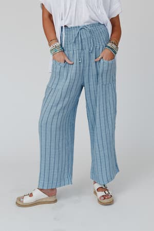 solana-striped-pants-blue/Blue