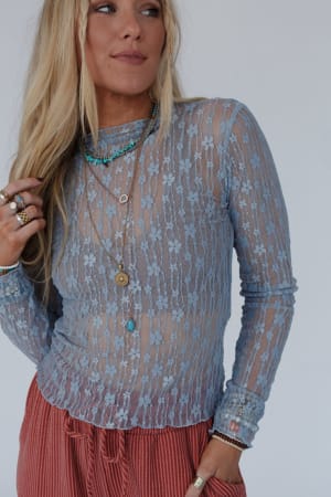 get-real-lace-top-blue/Blue