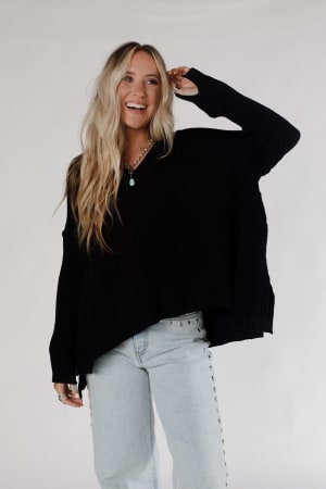 romeo-ribbed-pullover-black/Black