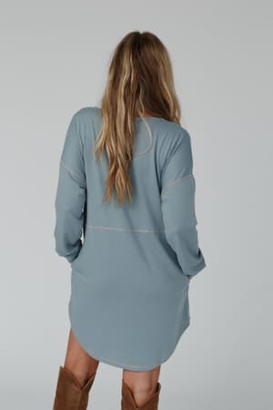 meadow-long-sleeve-tunic-dress-electric-blue/Electric Blue