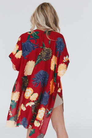 tyler-floral-kimono-red/Red