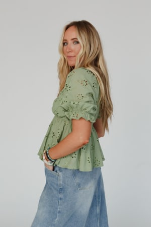 let-love-embroidered-top-sage/Sage