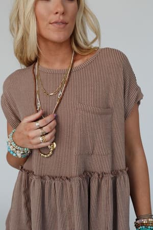 subtle-escape-textured-dress-acorn/Acorn