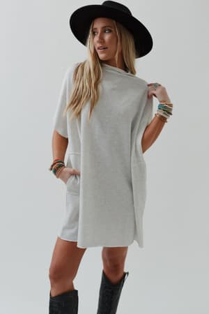 laid-back-luxe-dress-light-heather-gray/Light Heather Gray
