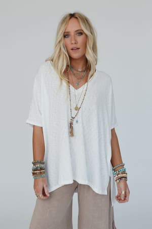 warm-nights-v-neck-top-ivory/Ivory
